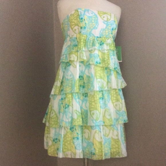 Lilly Pulitzer Dresses & Skirts - NWT STRAPLESS TIERED DRESS BY LILLY PULITZER